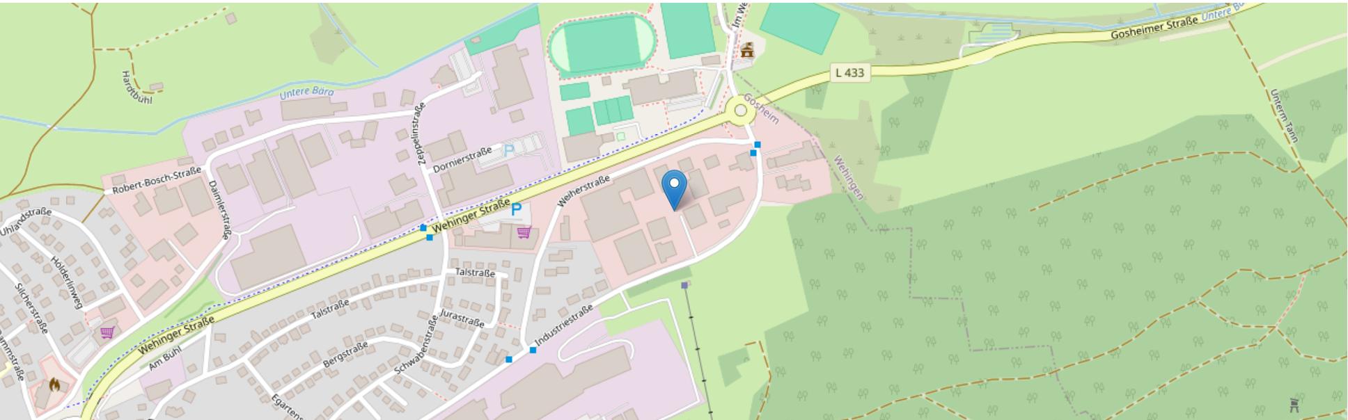 Paul Hermle GmbH OpenStreetMap - Map ID 2ca29f72fd